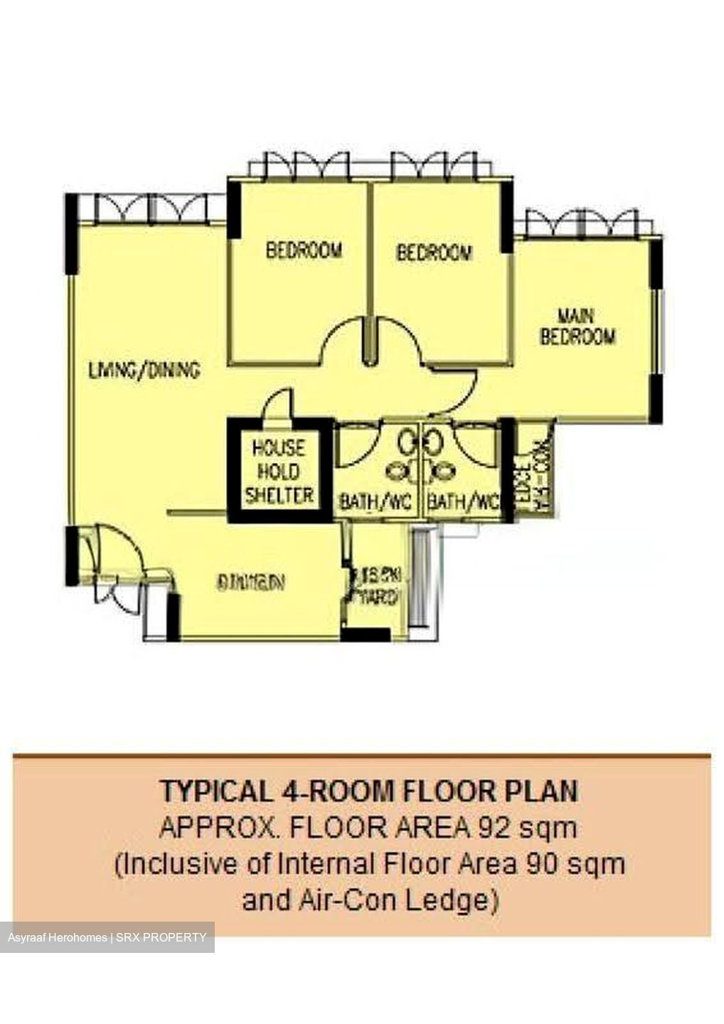 Blk 426A Floral Spring @ Yishun (Yishun), HDB 4 Rooms #608609481